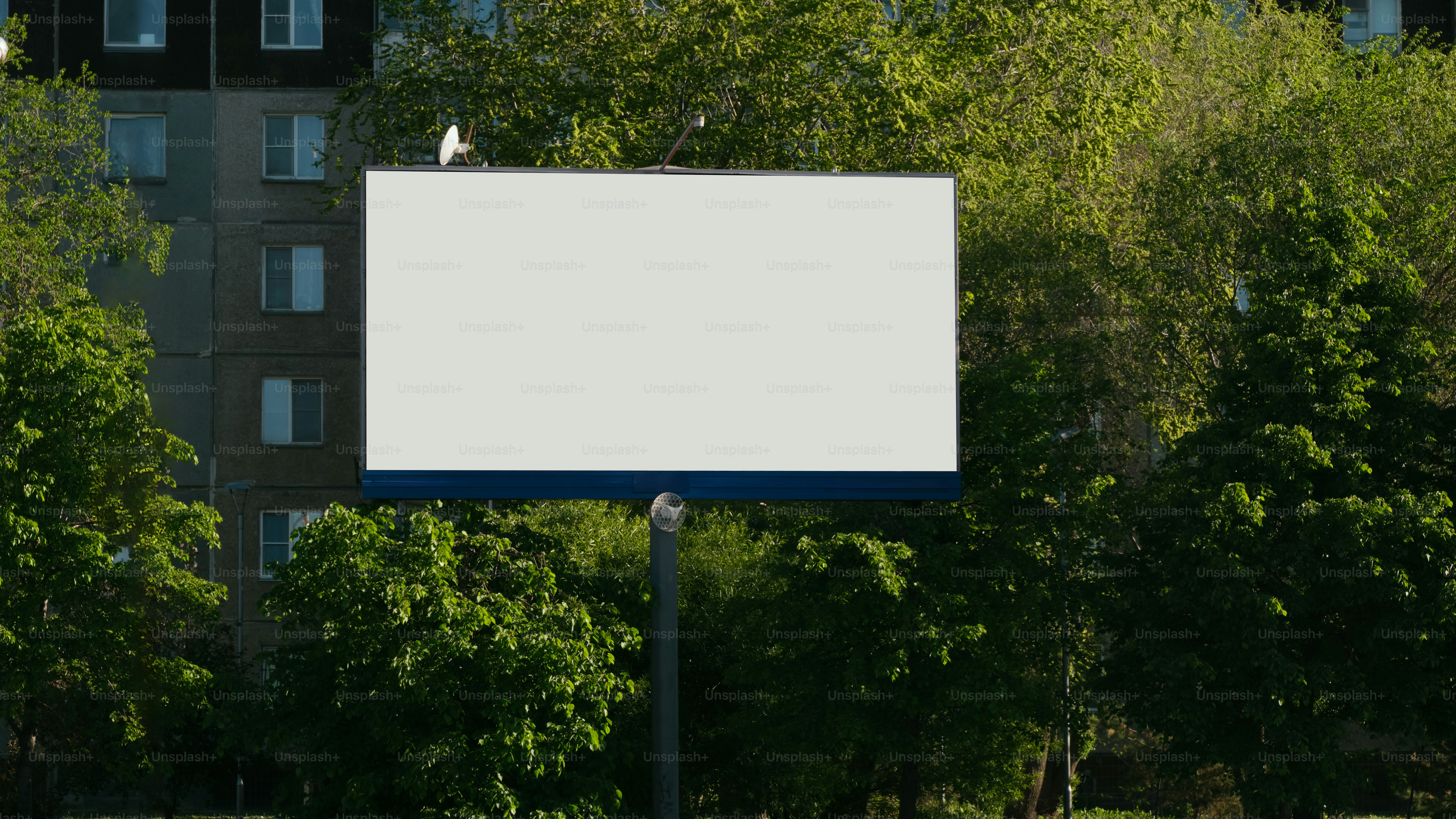 billboard in urban environment